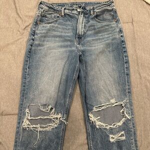american eagle barley worn jeans